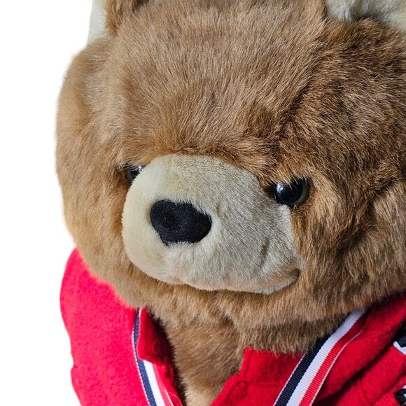 VINTAGE 1995 TEAM USA AMERICANA OLYMPIC BELKIE BEAR PLUSH TEDDY BEAR DOLL FIGURE - Picture 3 of 7